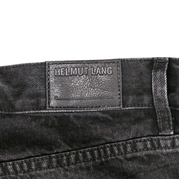 Helmut Lang Moto Jeans in black 34 006DM204 $425 - Picture 6 of 7